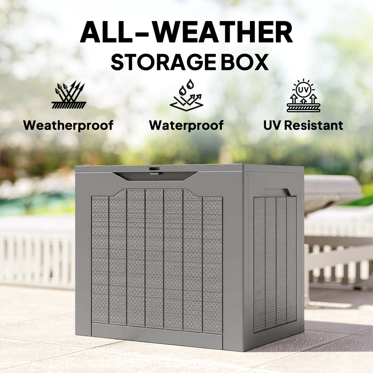 93L Plastic Garden Outdoor Storage Box