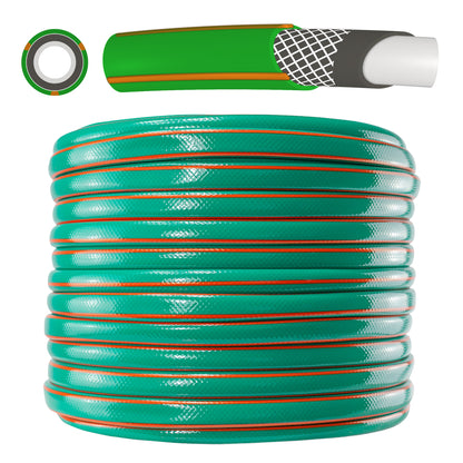 2 × 15m Soaker Hose Kit with Tap Splitter & Connection Hose