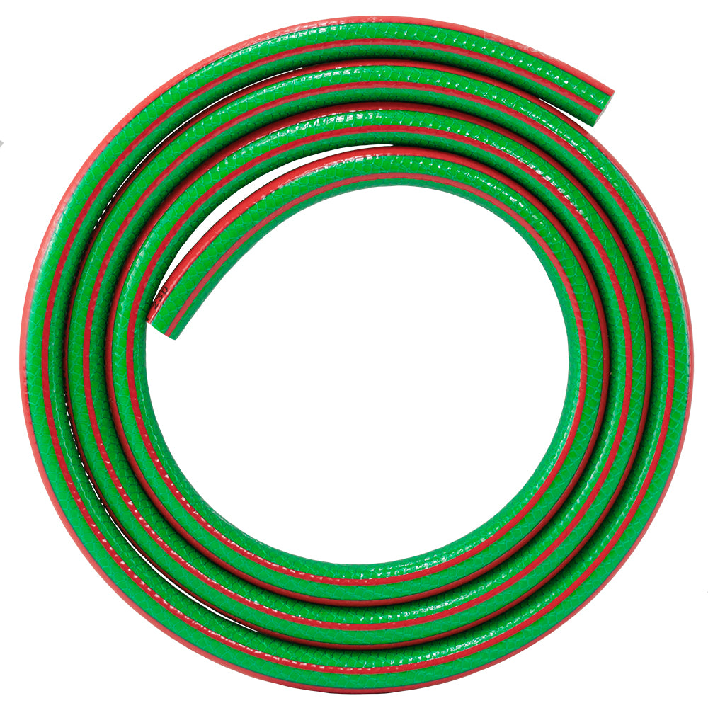 Premium Garden Hose Pipe with Brass Hose Connectors, Green