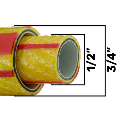 ¾″ Gold Six-Layer Garden Hose – 1m, 25m or 50m
