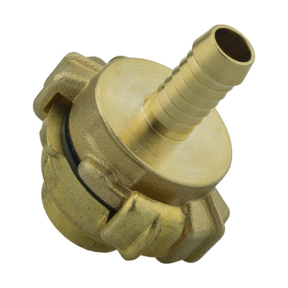Geka-Type Brass Set – 13mm Hose Barb & ½″ BSP Female