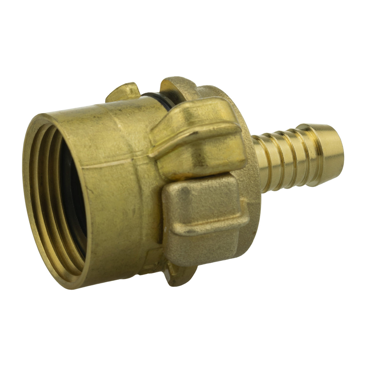Geka-Type Brass Set – 13mm Hose Barb & 1″ BSP Female