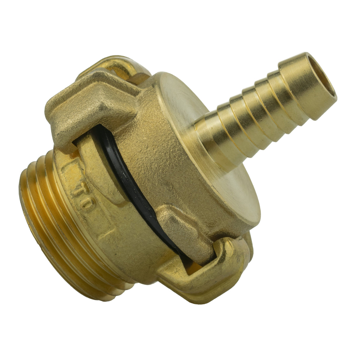 Geka-Type Brass Set – 13mm Hose Barb & 1″ BSP Male