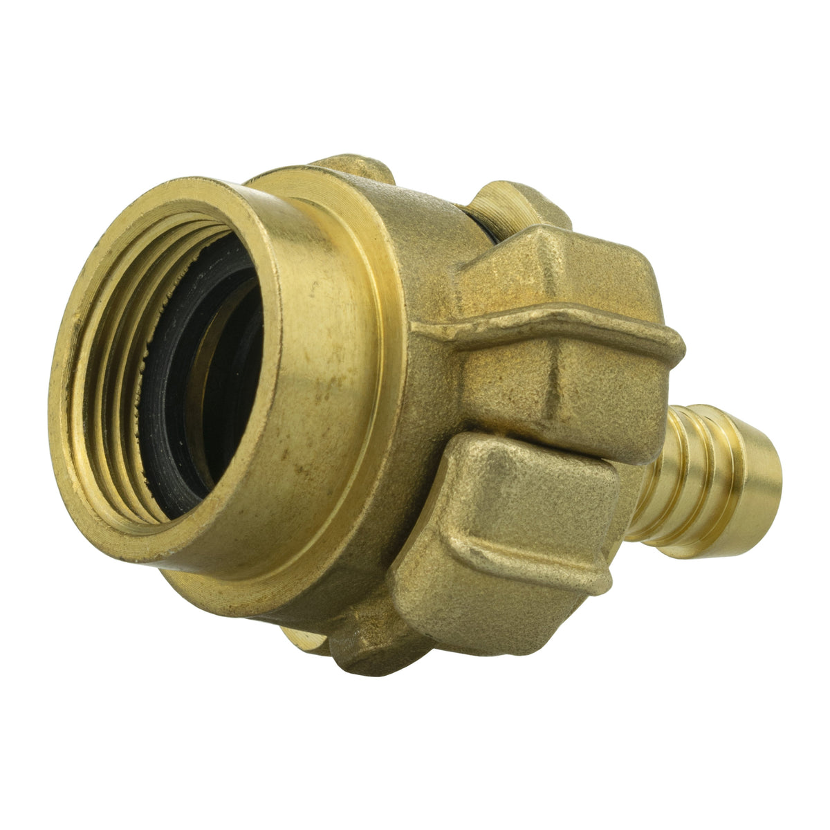 Geka-Type Brass Set – 13mm Hose Barb & ¾″ BSP Female