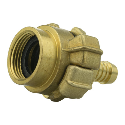 Geka-Type Brass Set – 13mm Hose Barb & ¾″ BSP Female