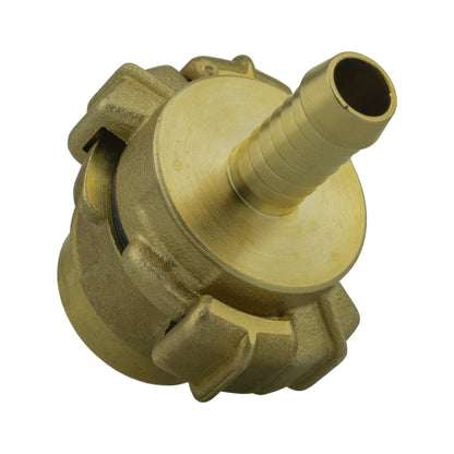 Geka-Type Brass Set – 13mm Hose Barb & ¾″ BSP Female