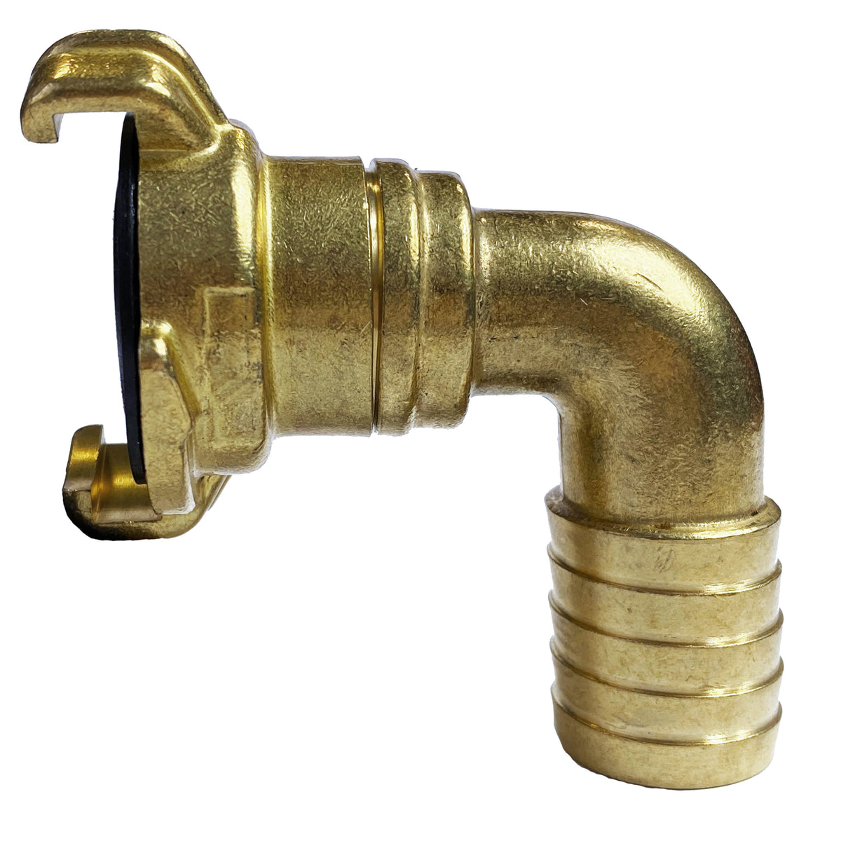 IBC S60X6 Cap & Brass Claw Fittings – 19mm Swivel Elbow