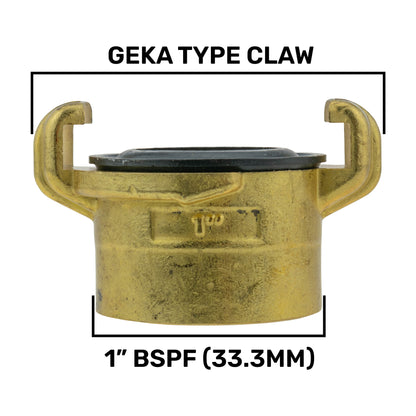 1″ BSP Water Butt Connector Kit with Brass Claw Coupling