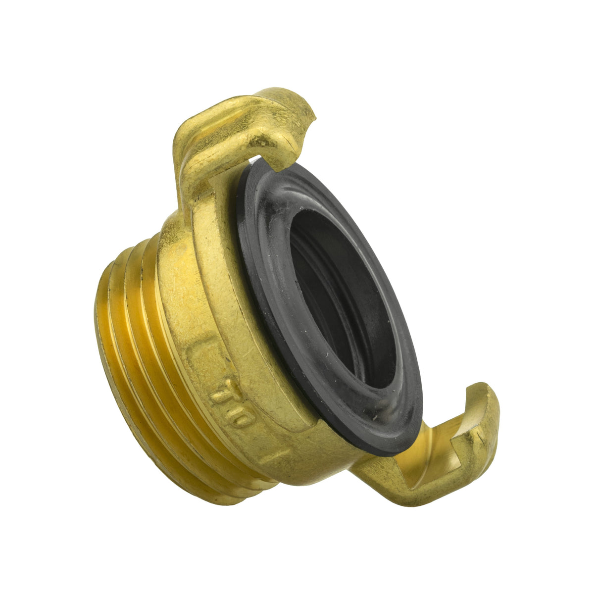 IBC S60X6 Extended Adapter & Lever Valve – Brass Claw Outlet