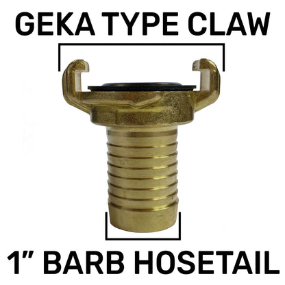 Geka Type Claw Fitting - 1" Hose