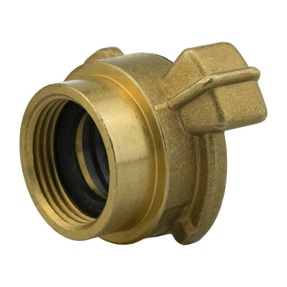 Black Inline Valve Kit with 2 Geka-Type Claw Couplings