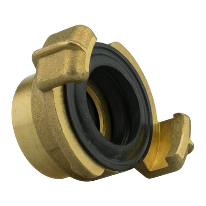 Three Way Tap Splitter Brass 3/4" BSP With Geka Type Claw Outlets