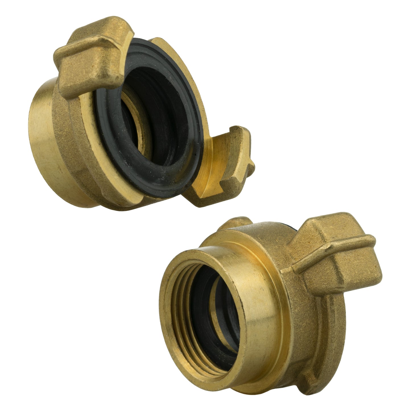 Three Way Tap Splitter Brass 3/4" BSP With Geka Type Claw Outlets