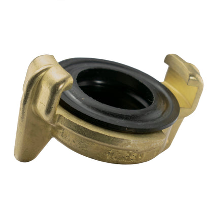 Geka-Type Brass Set – 25mm Hose Barb & Blanking Cap