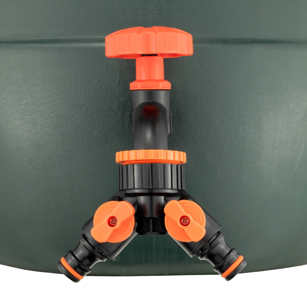 ¾″ Water Butt Kit with Black Tap & Two-Way Splitter