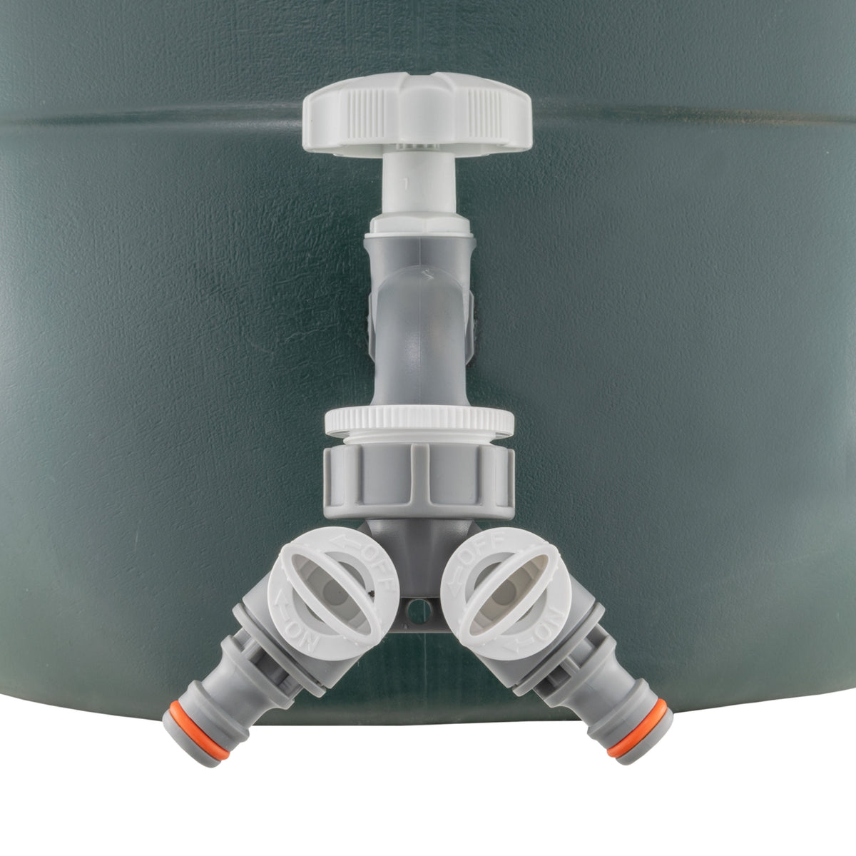 ¾″ Water Butt Kit – Grey Tap & Two-Way Splitter & Cutter