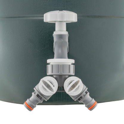 ¾″ Water Butt Kit – Grey Tap & Two-Way Splitter & Cutter