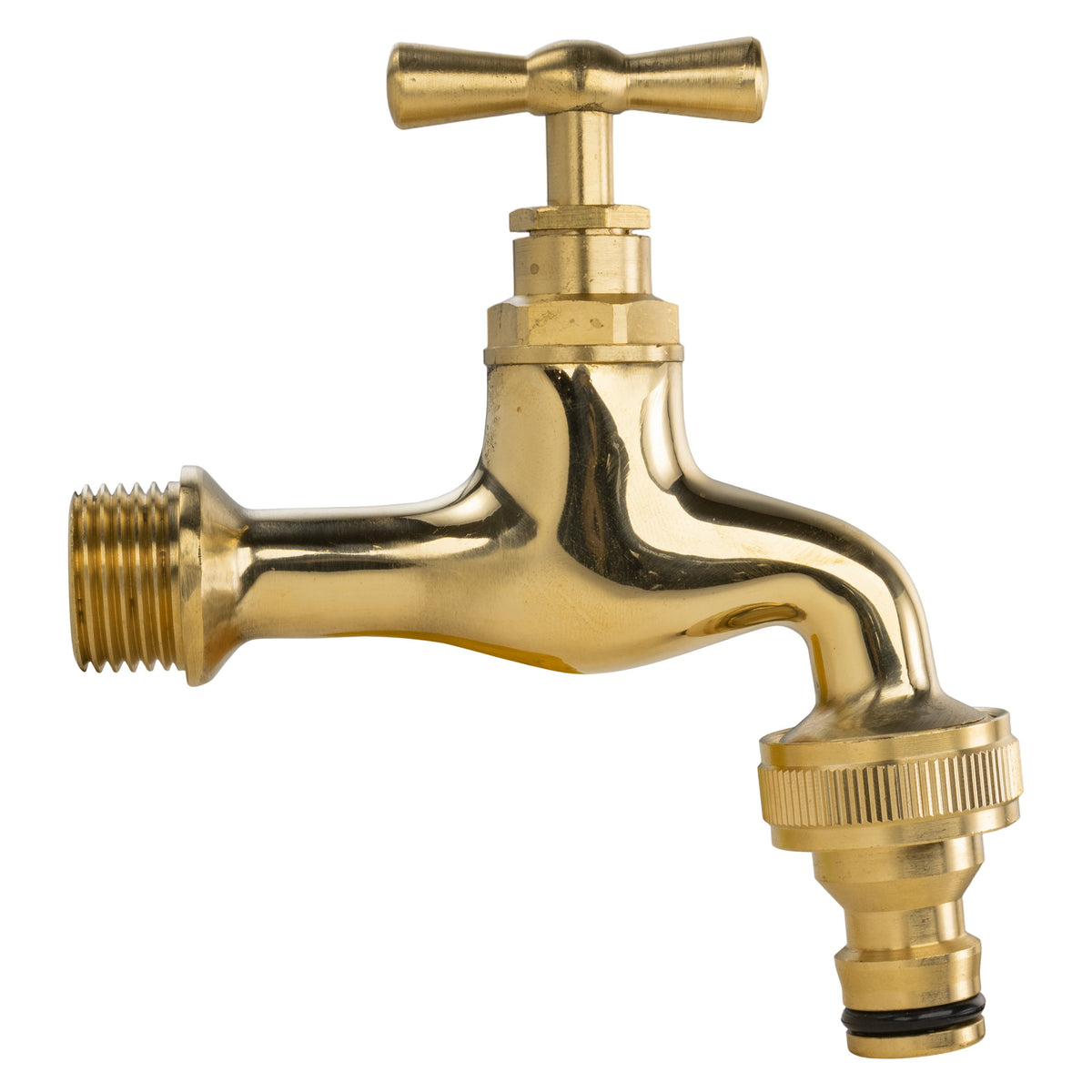 ½″ Water Butt Kit – Polished Brass Quick Tap & Cutter