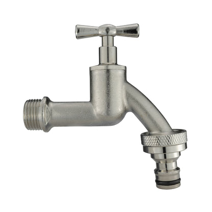 IBC S60X6 Cap & ¾″ Nickel-Plated Bib Tap – Quick Outlet