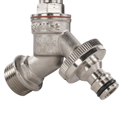 ½″ BSP Water Butt Kit – Nickel Brass Quick Tap