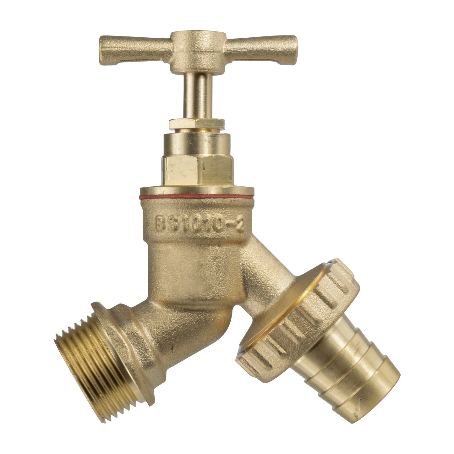 Garden Bib Tap Brass 1/2" BSPM - Barb