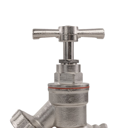 Nickel-Plated Brass Bib Tap – ¾″ BSP Male, Snap-On Outlet