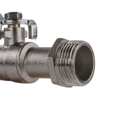 25mm MDPE Wall Flange with Quick Connect Lever Tap