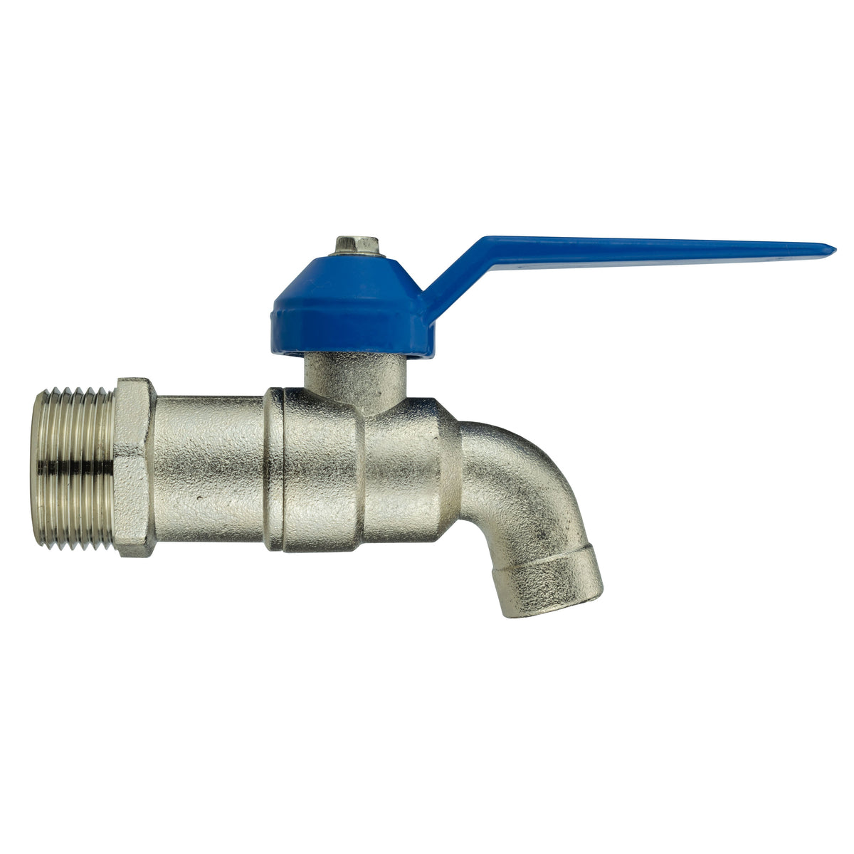 ½″ BSP Water Butt Kit with Blue-Lever Plain-Spout Tap