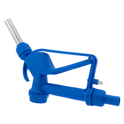 Fuel Nozzle Gun 3/4" Barb Inlet - Metal Outlet (Blue)