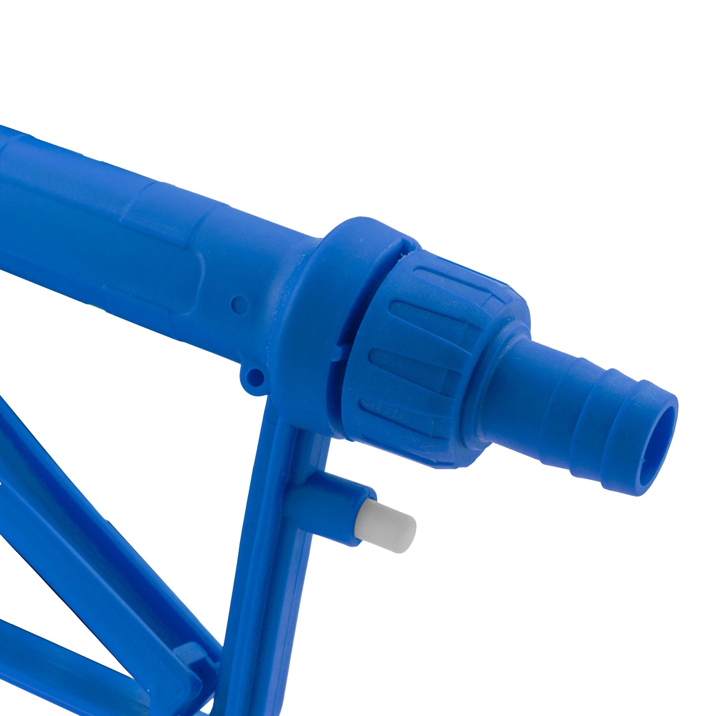 Fuel Nozzle Gun 3/4" Barb Inlet - Metal Outlet (Blue)
