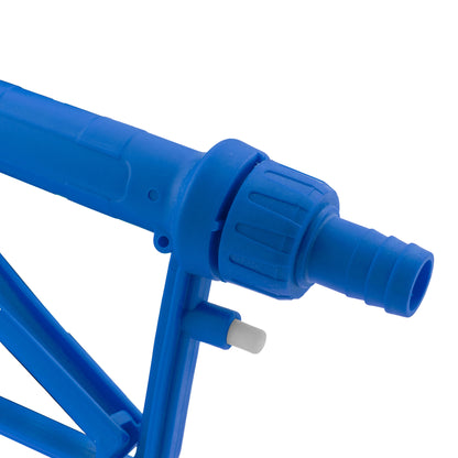 Fuel Nozzle Gun 3/4" Barb Inlet - Metal Outlet (Blue)