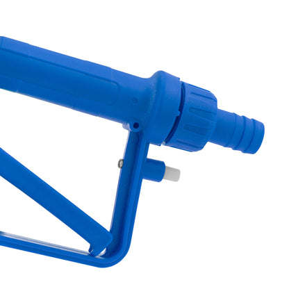 Fuel Nozzle Gun 3/4" Barb Inlet - Metal Outlet (Blue)