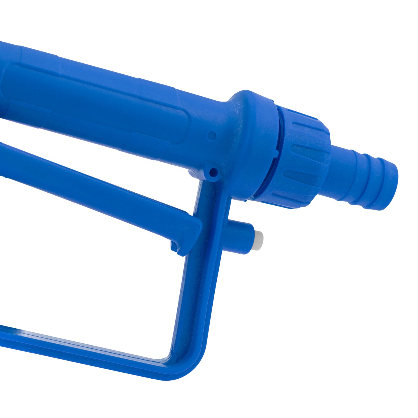 Fuel Nozzle Gun 3/4" Barb Inlet - Metal Outlet (Blue)