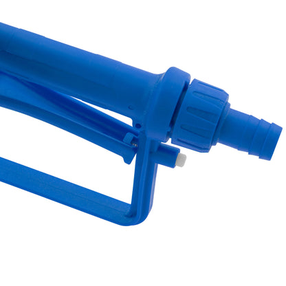 Fuel Nozzle Gun 3/4" Barb Inlet - Metal Outlet (Blue)