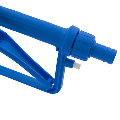 Fuel Nozzle Gun 3/4" Barb Inlet - Metal Outlet (Blue)