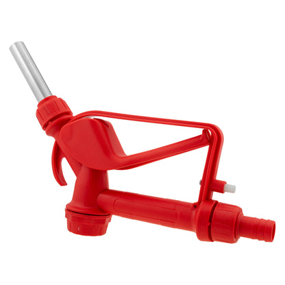Fuel Nozzle Gun 3/4" Barb Inlet - Metal Outlet (Red)
