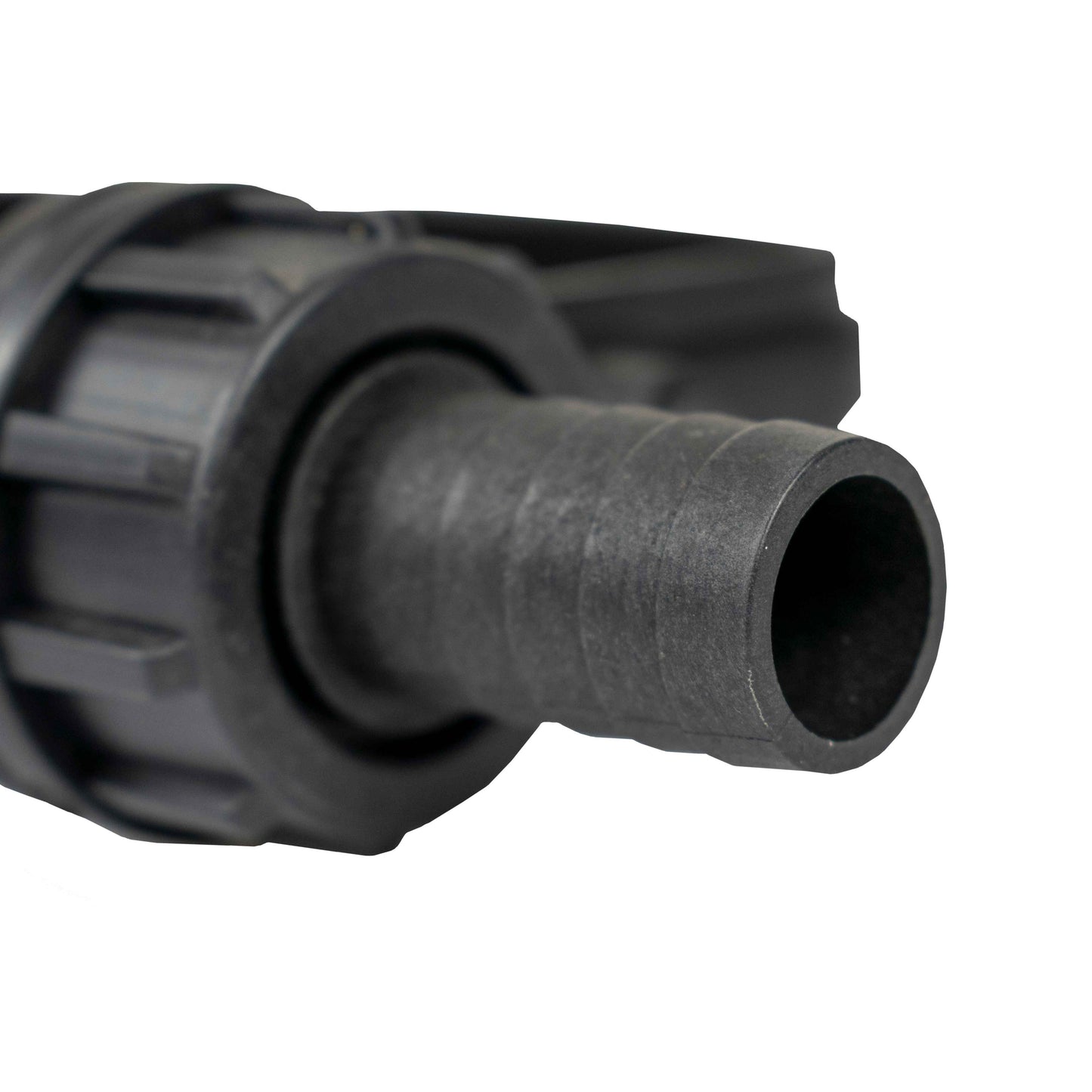 Fuel Nozzle Gun 3/4" Barb Inlet - 25mm Outlet (Black)