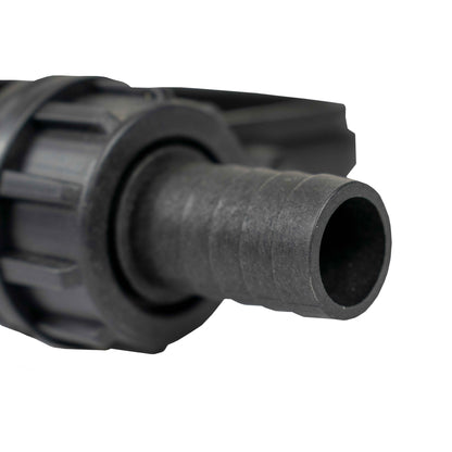 Fuel Nozzle Gun 3/4" Barb Inlet - 25mm Outlet (Black)