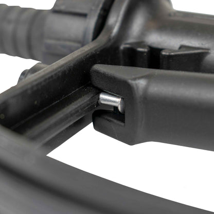 Fuel Nozzle Gun 3/4" Barb Inlet - 25mm Outlet (Black)
