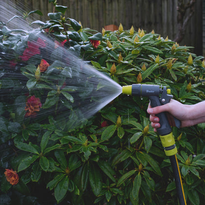 Hose Gun Water Sprayer Single Adjustable Jet (Lime/Grey)