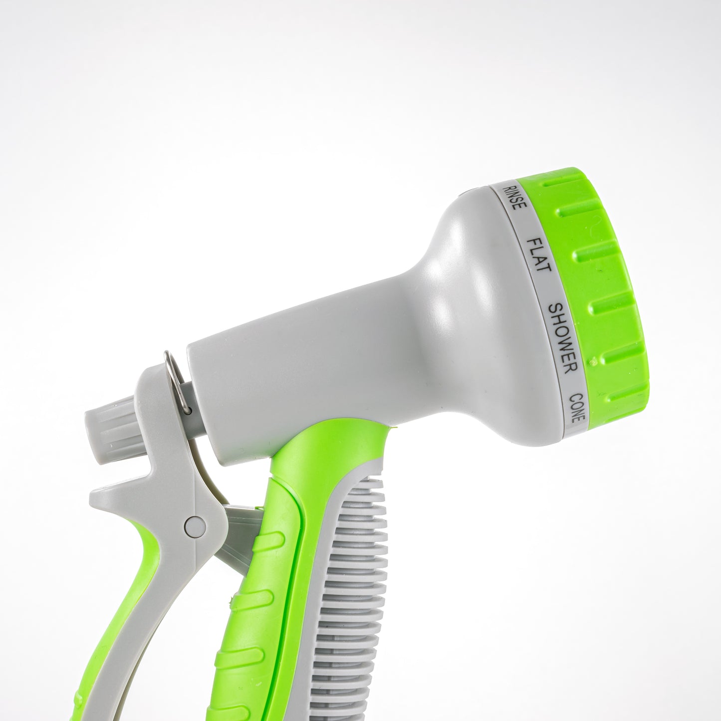 Hose Gun Water Sprayer Multi Pattern Adjustable (Lime/Grey)