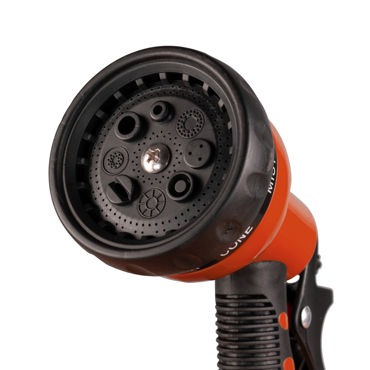 Cost Wise Orange 8-Pattern Hose Spray Gun with Trigger Lock