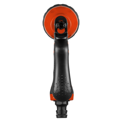 Cost Wise Orange 8-Pattern Hose Spray Gun with Trigger Lock