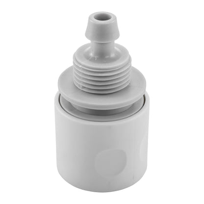 10mm Female Hose Connector, White/Grey