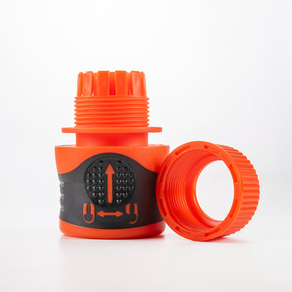 Green ½″ Garden Hose Kit with 2 Orange Lock Connectors
