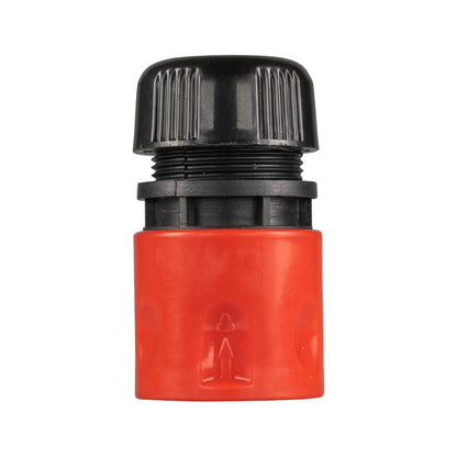 Red & Black 4-Piece Hose Connector Set with Adjustable Nozzle