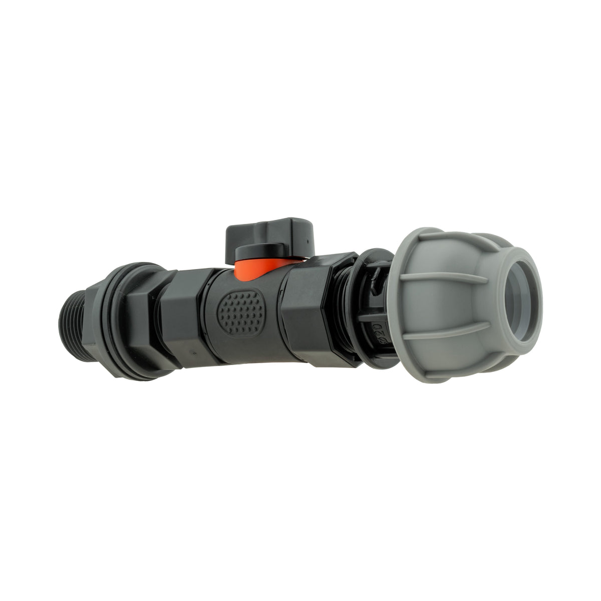 Water-Butt Connector & Valve – 20mm MDPE Outlet