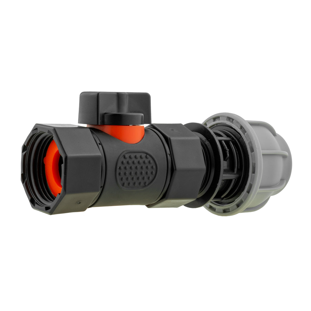 20mm MDPE Connector & Valve – ¾″ BSP Female Outlet