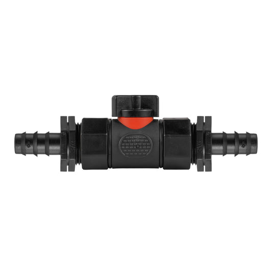 In-Line Valve with 16mm Barbed Irrigation Connector Outlets