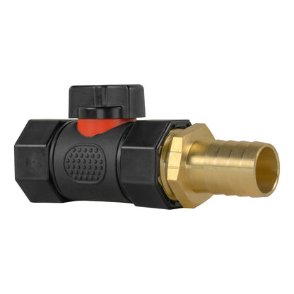 Inline Valve Kit – 19mm Brass Barb to ¾″ BSP Female Outlet